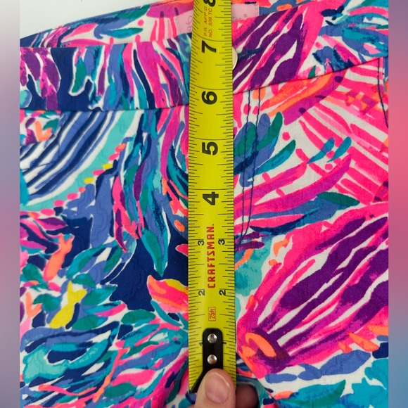 Lilly Pulitzer Kelly Skinny Ankle Pant True Blue Seas the Day Resort Size 2 - Picture 8 of 9